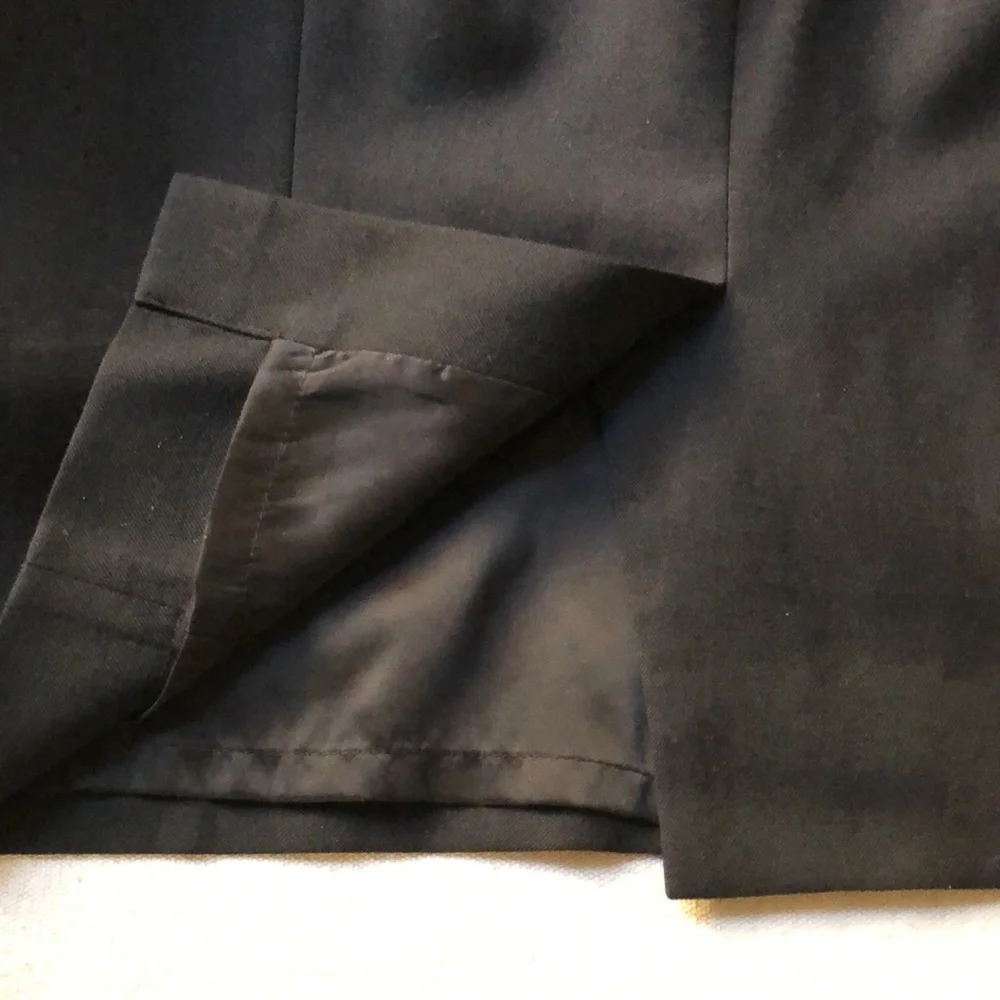 J. Crew Simple Black Dress With Pockets Knee Length Sleeveless Summer Office 2 - Picture 9 of 11